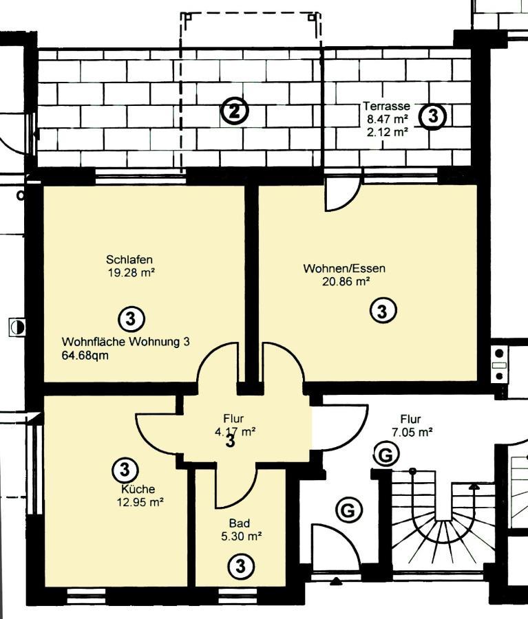 Ferienwohnung Mit Terrasse, Kostenloses Wlan, Parkplatz Bad Oeynhausen Bagian luar foto